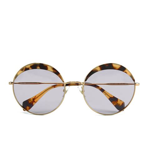 miu miu round|Women's Eyewear & Sunglasses .